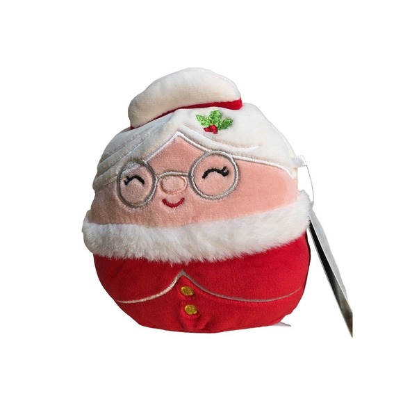 Squishmallows Nicolette Mrs. Claus 4.5" Holiday Christmas Plush 2022 New w Tags - Picture 1 of 13